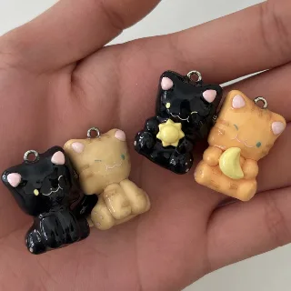 matching cat charms 1